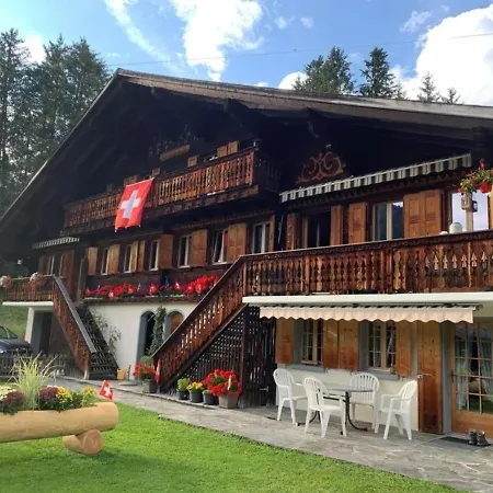 Appartement Einzimmerwohnung In Authentischem Schweizer Chalet Fur 2-3 Personen, Private Terrasse, Mit Fruhstuck *