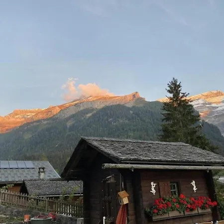 Einzimmerwohnung In Authentischem Schweizer Chalet Fur 2-3 Personen, Private Terrasse, Mit Fruhstuck Les Diablerets