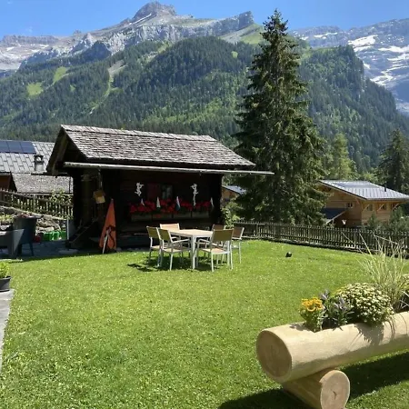 Einzimmerwohnung In Authentischem Schweizer Chalet Fur 2-3 Personen, Private Terrasse, Mit Fruhstuck Apartman *